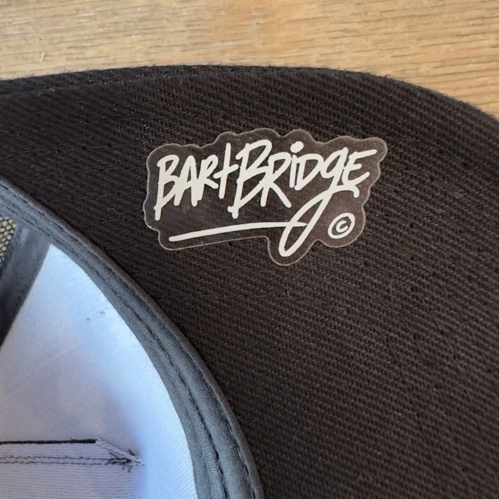 Bart Bridge Pasadena Pocket Hat-Secret Patch Pocket-Black Canvas & Mesh-One Size